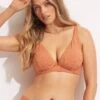 Second Wave DD Fixed Tri Bra - Copper Tan