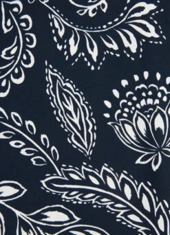 Folklore DD Wrap Front Tankini Top - True Navy -Fashion Swimwear Store 31318DD933 True 20Navy 9