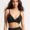 Willow Banded Bralette - Black 1 Willow Banded Bralette - Black -Fashion Swimwear Store 31326 924 Black 1