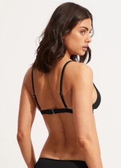 Seafolly Collective Longline Tri 10 Seafolly Collective Longline Tri -Fashion Swimwear Store 31329 942 Black 4