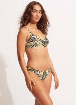 Take Flight Twist Front Bralette - Wild Lime -Fashion Swimwear Store 31337 914 Wild 20Lime 5