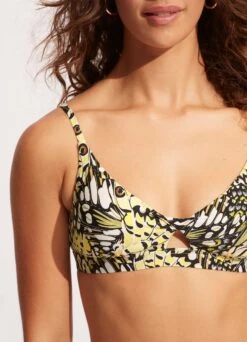 Take Flight Twist Front Bralette - Wild Lime -Fashion Swimwear Store 31337 914 Wild 20Lime 7