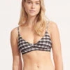 Portofino Twist Front Bralette - Black 1 Portofino Twist Front Bralette - Black -Fashion Swimwear Store 31337 939 Black 1