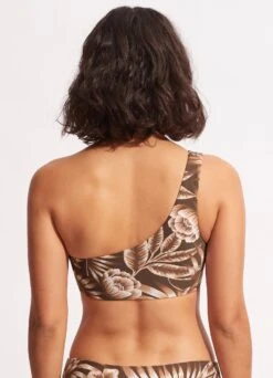 Island In The Sun One Shoulder Top - Tiramisu -Fashion Swimwear Store 31342 946 Tiramisu 4
