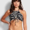 Skin Deep High Neck Tank - Black -Fashion Swimwear Store 31365 940 Black 2