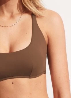 Seafolly Collective DD Scoop Neck Halter Top - Tiramisu 9 Seafolly Collective DD Scoop Neck Halter Top - Tiramisu -Fashion Swimwear Store 31368DD942 Tiramisu 4