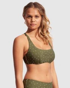 Paradise Garden DD Scoop Neck Halter - Avocado Spot 9 Paradise Garden DD Scoop Neck Halter - Avocado Spot -Fashion Swimwear Store 31368DD960 Avocadspot 3