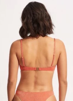 Poolside Ring Front Bralette - Pink Chintz -Fashion Swimwear Store 31369 959 PinkChintz 5