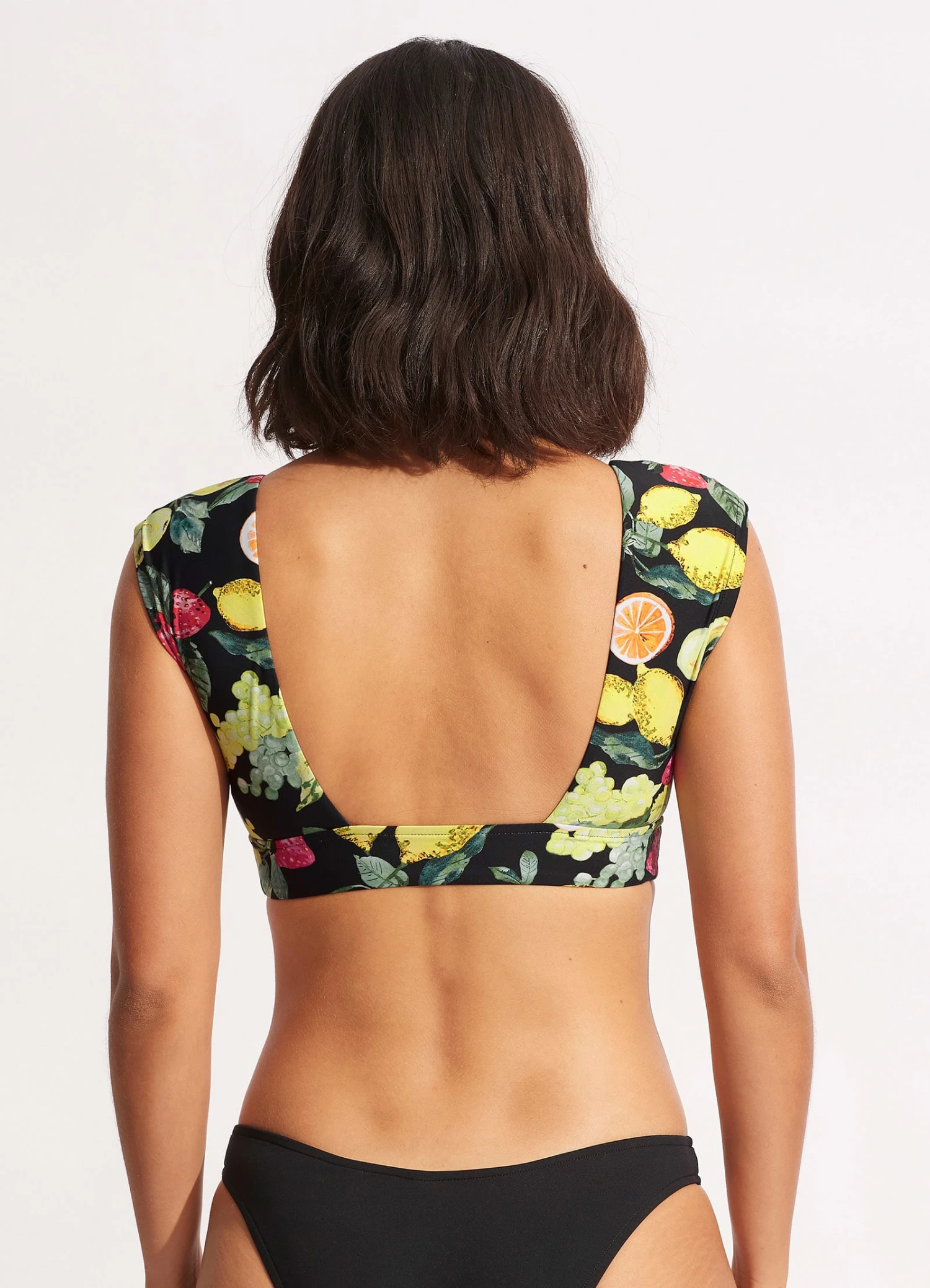 Lemoncello Cap Sleeve Top - Black 6 Lemoncello Cap Sleeve Top - Black - Image 4