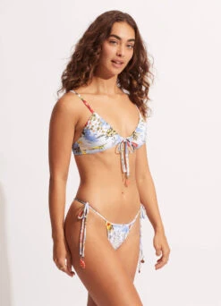 Coast To Coast Drawstring Bralette - Powder Blue 9 Coast To Coast Drawstring Bralette - Powder Blue -Fashion Swimwear Store 31393 913 PowderBlue 5