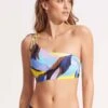 Tropfest One Shoulder Top With Tie - True Navy 1 Tropfest One Shoulder Top With Tie - True Navy -Fashion Swimwear Store 31394 978 True 20Navy 1