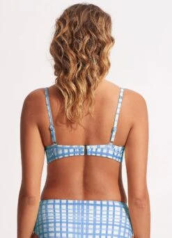 Amalfi Check DD Underwire Bra - Amalfi Blue 11 Amalfi Check DD Underwire Bra - Amalfi Blue -Fashion Swimwear Store 31398DD951 AmalfiBlue 4