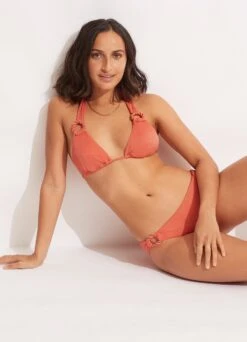 Poolside Slide Tri - Pink Chintz