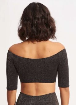 Poolside Twist Ring Crop Top - Sepia -Fashion Swimwear Store 31402 959 Sepia 5