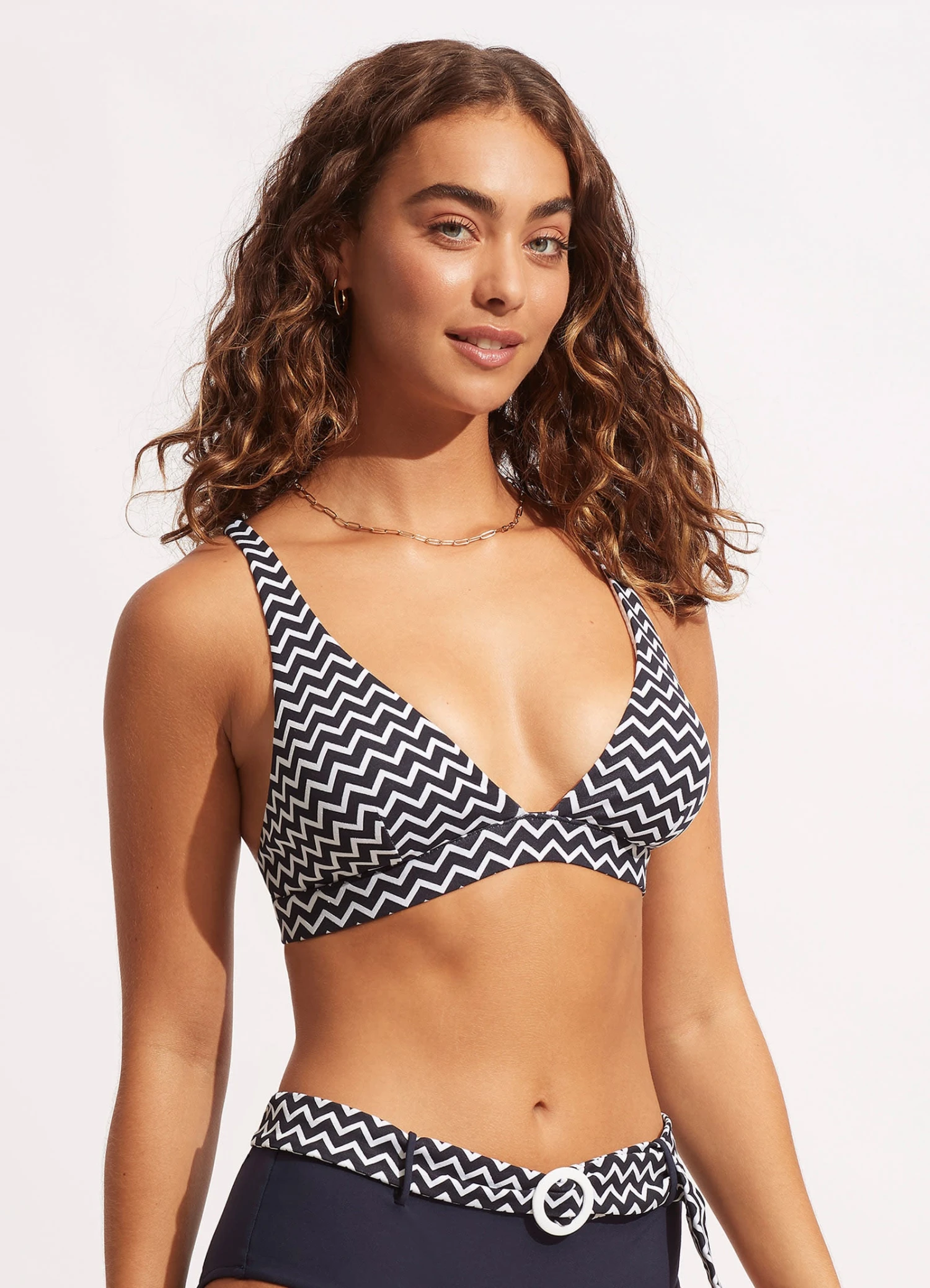 Sienna Longline Tri - True Navy 5 Sienna Longline Tri - True Navy - Image 3