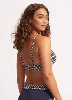 Sienna Longline Tri - True Navy 9 Sienna Longline Tri - True Navy -Fashion Swimwear Store 31404 976 True 20Navy 4