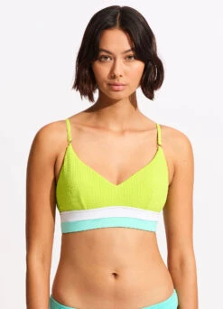 Slice Of Splice Bralette - Lime Burst -Fashion Swimwear Store 31406 990 LimeBurst 4