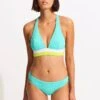 Slice Of Splice Triangle Bikini Top - Lime Burst -Fashion Swimwear Store 31407 990 Lime 20Burst 3