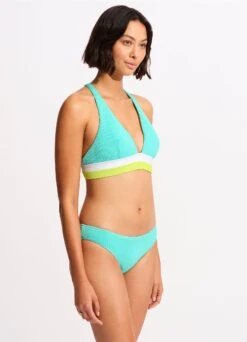 Slice Of Splice Triangle Bikini Top - Lime Burst -Fashion Swimwear Store 31407 990 Lime 20Burst 5