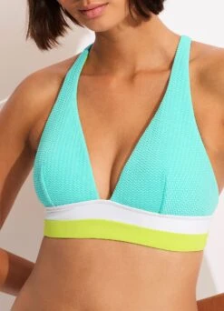 Slice Of Splice Triangle Bikini Top - Lime Burst -Fashion Swimwear Store 31407 990 Lime 20Burst 7