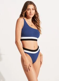 Slice Of Splice One Shoulder Top - Ultramarine -Fashion Swimwear Store 31408 990 Ultramarin 5