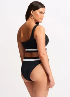 Slice Of Splice One Shoulder Top - White -Fashion Swimwear Store 31408 990 White 8