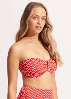 Sienna DD "U" Tube - Chilli Red -Fashion Swimwear Store 31409DD976 Chilli 20Red 3
