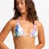 Under The Sea Reversible Slide Triangle Bikini Top - White -Fashion Swimwear Store 31412 061 White 3