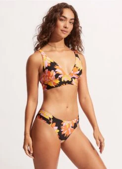 Palm Springs Longline Tri - Black 12 Palm Springs Longline Tri - Black -Fashion Swimwear Store 31414 703 Black 5