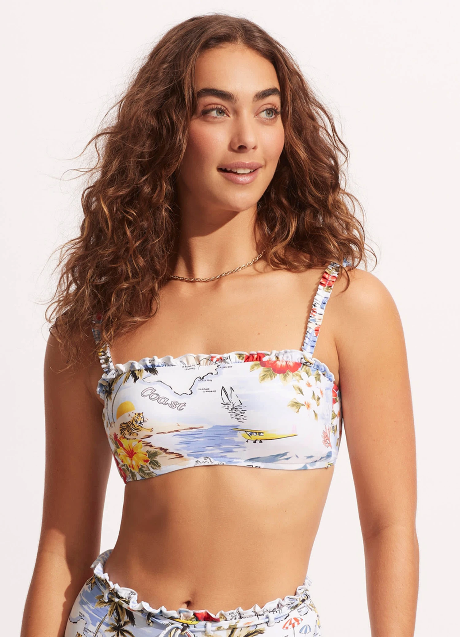 Coast To Coast Tank Bra - Powder Blue 4 Coast To Coast Tank Bra - Powder Blue - Image 2