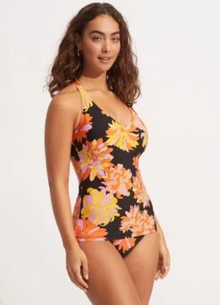 Palm Springs DD Tankini Top - Black -Fashion Swimwear Store 31456DD703 Black 5