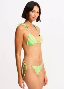 Mod Squad Reversible Slide Tri - Lime Burst 10 Mod Squad Reversible Slide Tri - Lime Burst -Fashion Swimwear Store 31457 050 Lime 20Burst 5