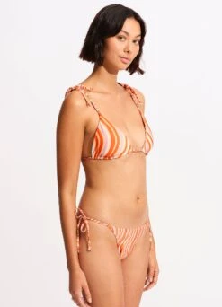 Mod Squad Reversible Slide Tri - Mandarin -Fashion Swimwear Store 31457 050 Mandarin 5