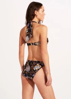 Silk Road Halter Bandeau Bikini Top - Black 10 Silk Road Halter Bandeau Bikini Top - Black -Fashion Swimwear Store 33816 020 Black 6