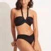 Seafolly Collective Halter Bandeau - Black