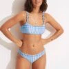 Amalfi Check Hipster - Amalfi Blue -Fashion Swimwear Store 40054 951 AmalfiBlue 1