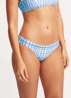 Amalfi Check Hipster - Amalfi Blue -Fashion Swimwear Store 40054 951 AmalfiBlue 4