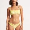 Amalfi Check Hipster - Lime Light -Fashion Swimwear Store 40054 951 Limelight 1
