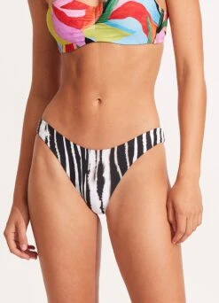 Tropfest Reversible High Cut Pant - Aquamarine -Fashion Swimwear Store 40305 978 Aquamarine 6