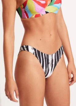 Tropfest Reversible High Cut Pant - Aquamarine -Fashion Swimwear Store 40305 978 Aquamarine 8