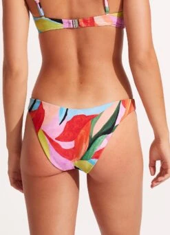 Tropfest Reversible High Cut Pant - Aquamarine -Fashion Swimwear Store 40305 978 Aquamarine 9