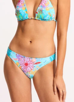 Under The Sea Reversible Hipster Bikini Bottom - Blue Mist -Fashion Swimwear Store 40426 061 Blue 20Mist 3