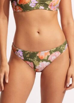 Paradise Garden Reversible Hipster - Avocado -Fashion Swimwear Store 40473 960 Avocado 5