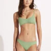 Second Wave Hipster Pant - Palm Green -Fashion Swimwear Store 40473 968 PalmGreen 3