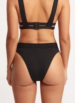 Seafolly Collective High Rise Pant - Black 15 Seafolly Collective High Rise Pant - Black -Fashion Swimwear Store 40515 942 Black 7
