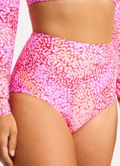 Sea Skin High Waisted Bikini Bottom - Fuchsia Rose 11 Sea Skin High Waisted Bikini Bottom - Fuchsia Rose -Fashion Swimwear Store 40558 064 FuchsiaRos 7