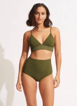 Willow High Waisted Pant - Avocado -Fashion Swimwear Store 40558 924 Avocado 1 408bb852 31e0 4d75 96ef bf31648750fa