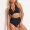Willow High Waisted Pant - Black 1 Willow High Waisted Pant - Black -Fashion Swimwear Store 40558 924 Black 1