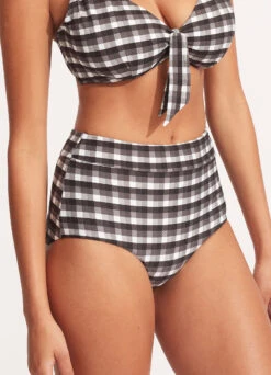 Portofino High Waisted Pant - Black -Fashion Swimwear Store 40558 939 Black 4