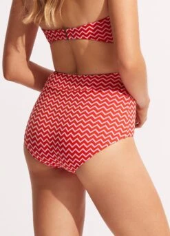 Sienna High Waisted Pant - Chilli Red 12 Sienna High Waisted Pant - Chilli Red -Fashion Swimwear Store 40558 976 Chilli 20Red 5